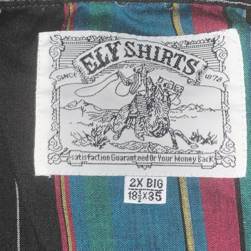 Ely Vintage Teal Stripe Pearl Snap Shirt - Men - Picture 2 of 6
